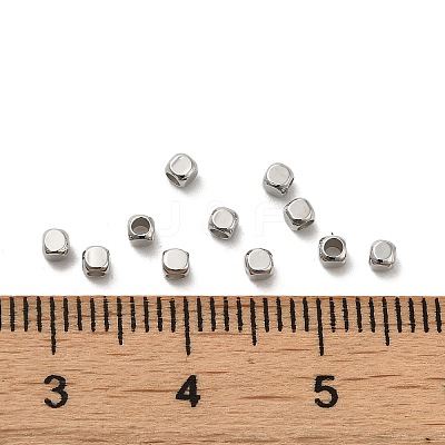 Brass Spacer Beads KK-P249-01A-P-1