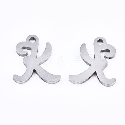 Non-Tarnish 201 Stainless Steel Charms X-STAS-T044-217P-K-1