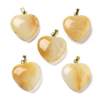 Natural Topaz Jade Pendants G-G956-B35-G-1