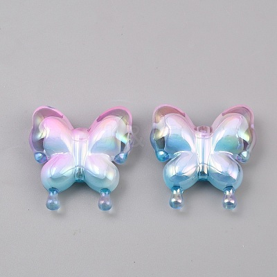 Transparent Acrylic Beads MACR-WH0010-45-1