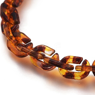 Handmade Opaque Acrylic Cable Chains AJEW-JB00767-1