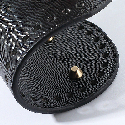 8Pcs 8 Colors Imitation Leather Bag Bottoms FIND-BBC0004-55-1