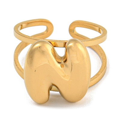 304 Stainless Steel Finger Ring LS-RJEW-L125-02G-14-1