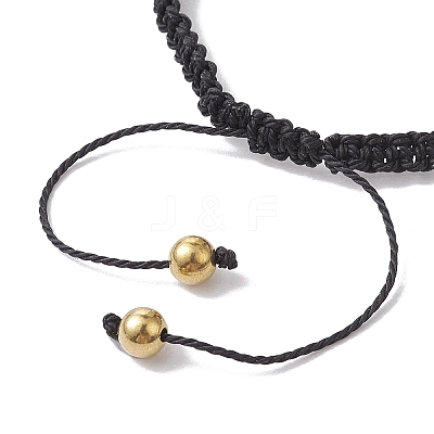 4Pcs 4 Style Sport Theme Acylic & Alloy Braided Bead Bracelets Set BJEW-JB10122-1