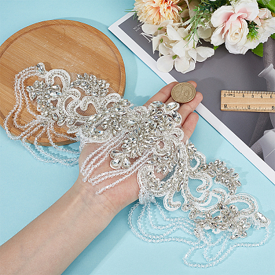 1Pc Cloth Embroidery Cloth Iron On/Sew On Patches DIY-FH0009-67B-1