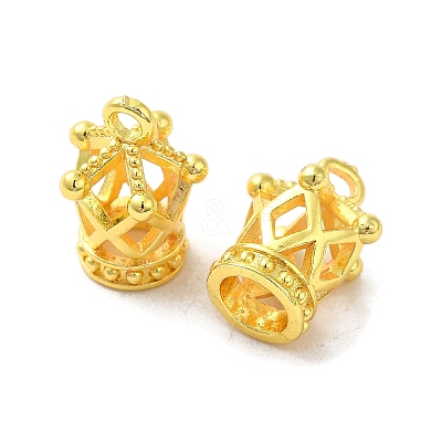 Rack Plating Brass Pave Clear Cubic Zirconia Pendants KK-D100-05G-1