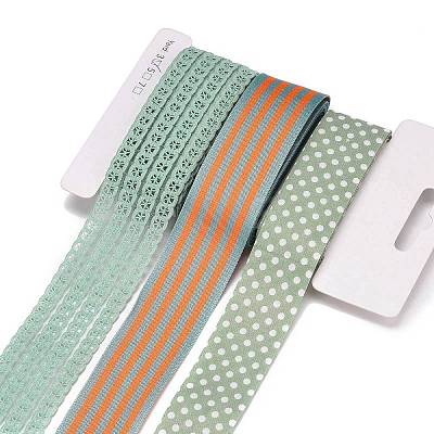9 Yards 3 Styles Polyester Ribbon SRIB-A014-C02-1