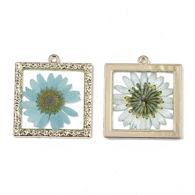 Epoxy Resin Pendants X-RESI-T045-029D-1