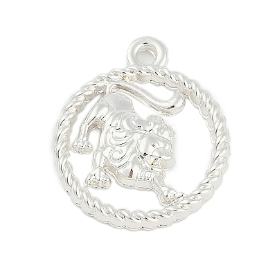 Twelve Constellations Alloy Pendants PALLOY-Q006-01J-S-1