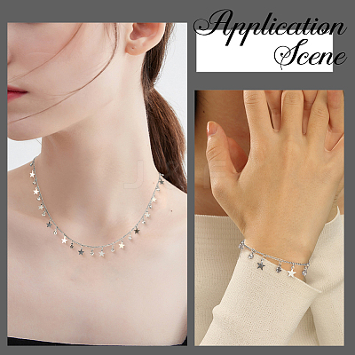 DIY Brass Micro Pave Clear Cubic Zirconia Curb Chains Necklaces/Bracelets Making Kits DIY-BBC0002-63P-1