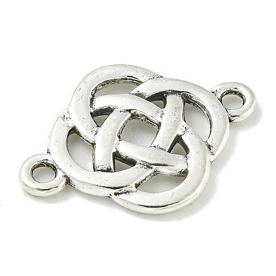 Tibetan Style Alloy Connector Charms TIBE-I026-6023AS-1