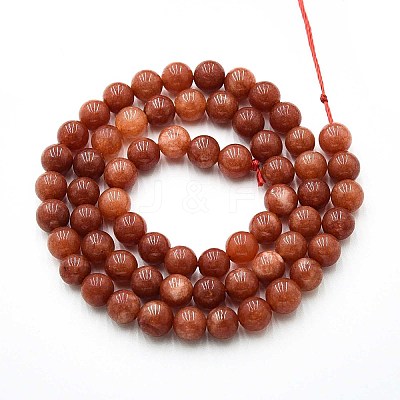 Natural Quartz Beads Strands G-N355-6mm-59-1
