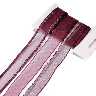 9 Yards 3 Styles Polyester Ribbon SRIB-A014-A07-1