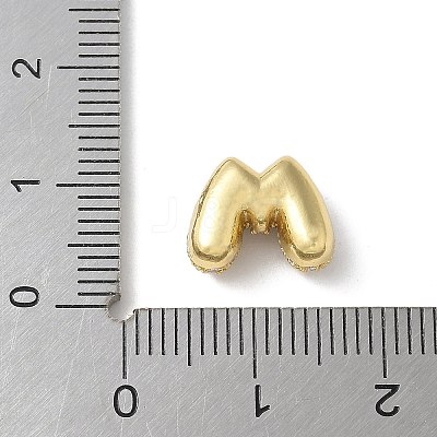 Brass Micro Pave Cubic Zirconia Beads KK-P290-61G-M-1
