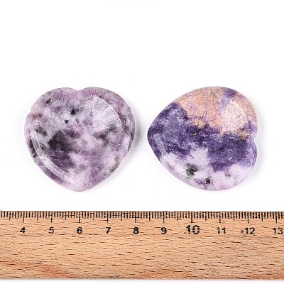 Natural Lepidolite Thumb Worry Stone X-G-N0325-01D-01-1