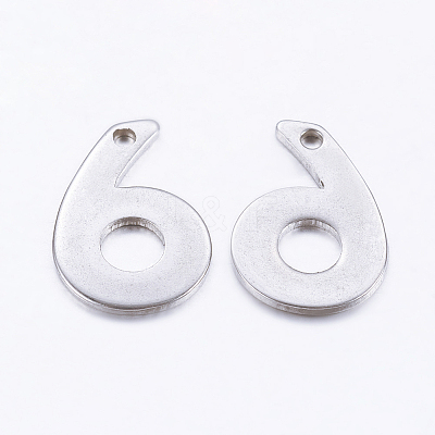 Tarnish Resistant 201 Stainless Steel Pendants STAS-F128-01P-6-1