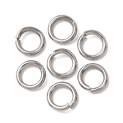 Tarnish Resistant 304 Stainless Steel Open Jump Rings STAS-E067-08-7mm-1