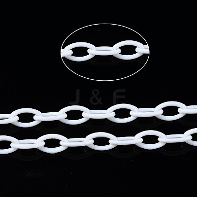 Handmade Opaque Acrylic Cable Chains KY-N014-001O-1