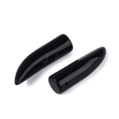 Natural Obsidian Pendants G-Q602-10C-1