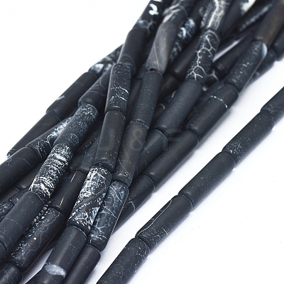 Natural Weathered Agate Beads Strands G-D0005-45A-03-1