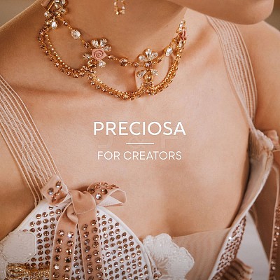 Preciosa® MAXIMA Crystal Round Stones Y-PRC-RBSS24-90350-1
