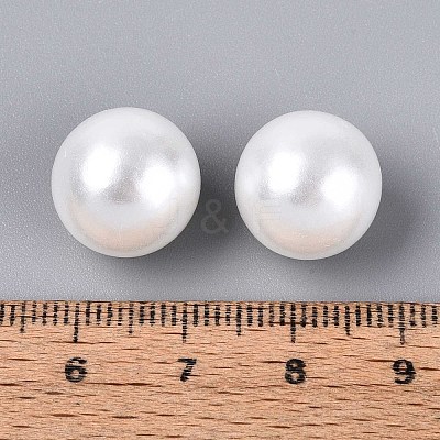 ABS Imitation Pearl Acrylic Beads OACR-S011-14mm-02-1