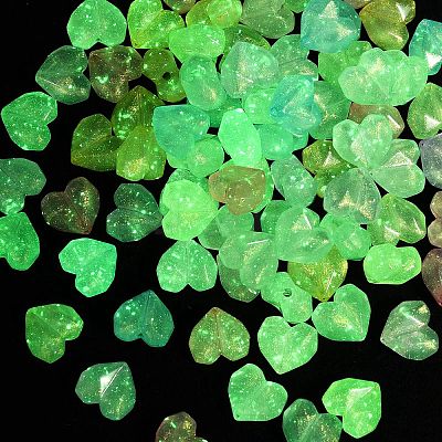 Luminous Transparent Acrylic Beads OACR-B031-13-1