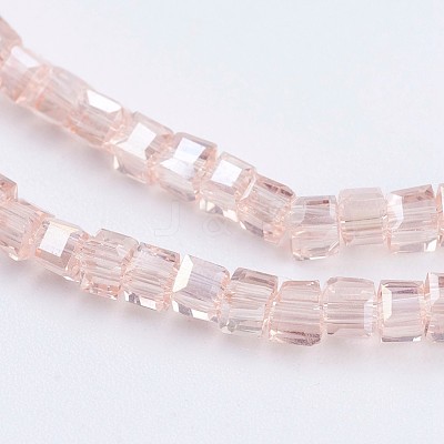Electroplate Glass Beads Strands EGLA-F121-AB-A01-1