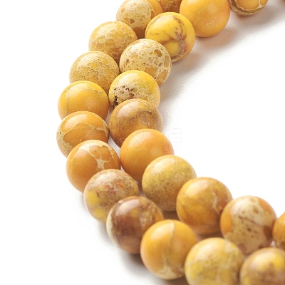 Natural Imperial Jasper Beads Strands G-I122-8mm-23-1