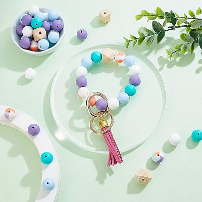 DIY Charm Keychain Wristlet Making Kit DIY-CA0004-51-1