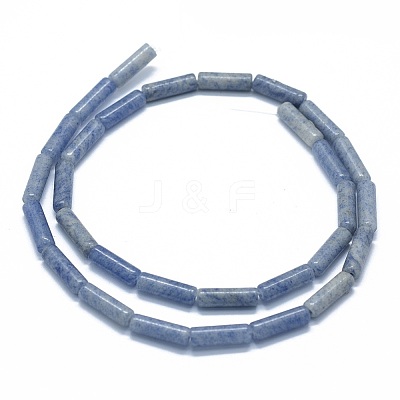 Dyed & Heated Natural Blue Aventurine Beads Strands G-F631-D12-01-1