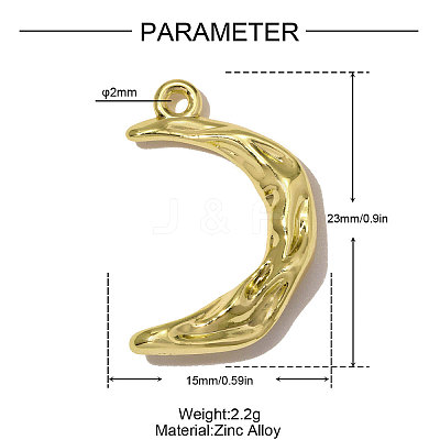 Zinc Alloy Pendants AL-OY001-32G-1