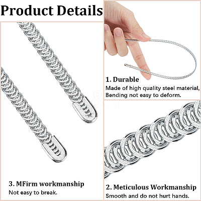 Carbon Steel Spiral Corset Boning Stay LS-FIND-WH0420-01D-P-1