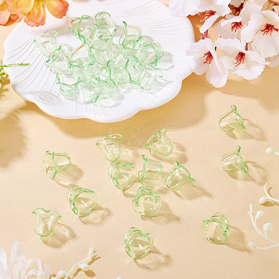 30Pcs Acrylic Bead Caps for Wind Chimes Making TACR-TA0001-69C-1