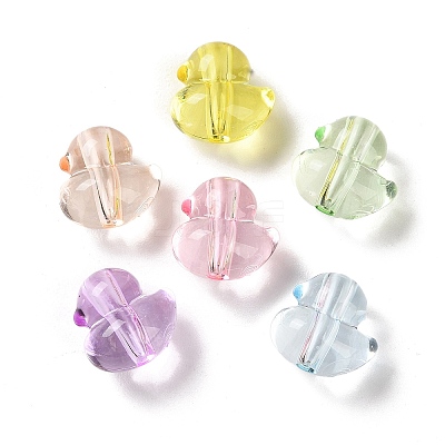 Transparent Acrylic Beads X-OACR-H112-03-1