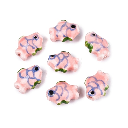 Handmade Porcelain Beads PORC-Q007-09F-1