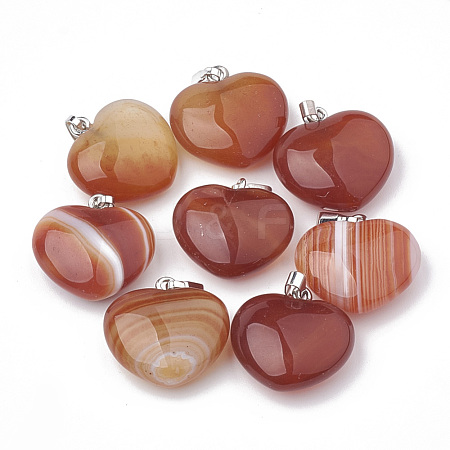 Natural Carnelian Pendants G-S299-103-1