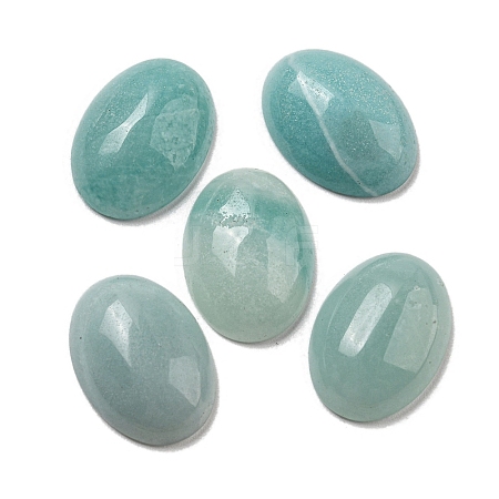 Natural Flower Amazonite Cabochons G-C115-01A-31-1