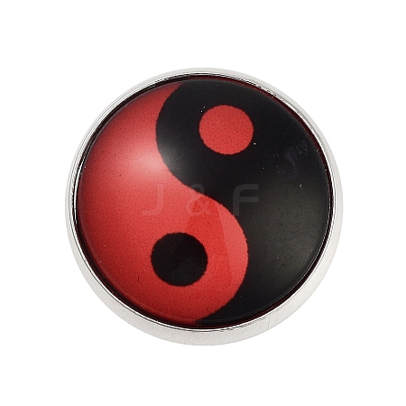 Round Glass Brooches LS-JEWB-A022-02A-1