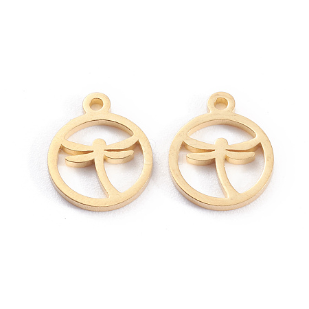 304 Stainless Steel Charms STAS-I151-45G-1