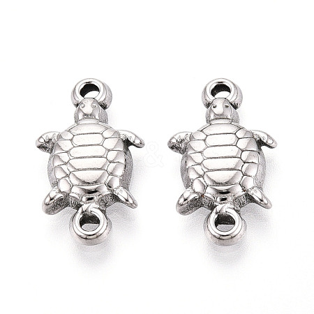 304 Stainless Steel Connector Charms STAS-T065-40P-1