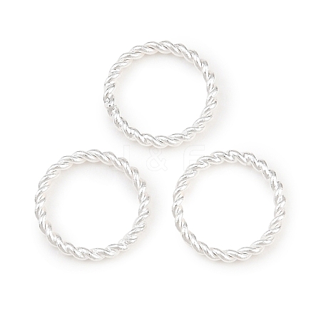 Brass Soldered Closed Jump Rings KK-K253-15D-03S-1