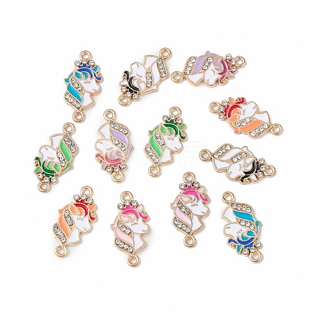 Alloy Enamel Connector Charms ENAM-I054-03-1