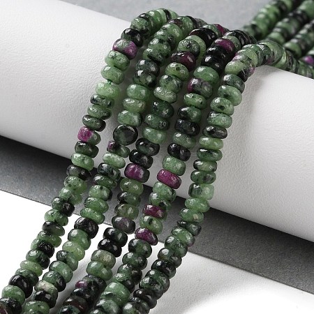 Natural Ruby in Zoisite Beads Strands G-K343-C37-01-1