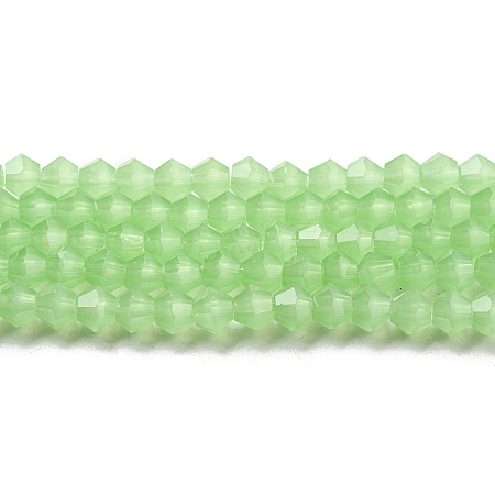 Imitation Jade Glass Beads Strands EGLA-A039-J4mm-D01-1