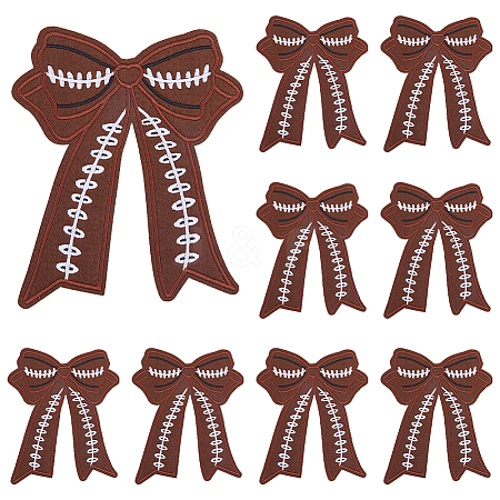 10Pcs Bowknot Embroidered Cloth Patch PATC-FH0001-38-1