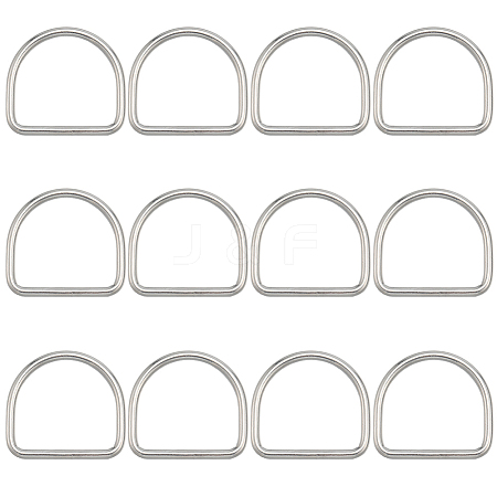 304 Stainless Steel D Rings STAS-CP0001-05D-1