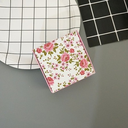Printed Square Paper DIY Handmade Soap Packaging Box Jewelry Box PW-WG10202-01-1