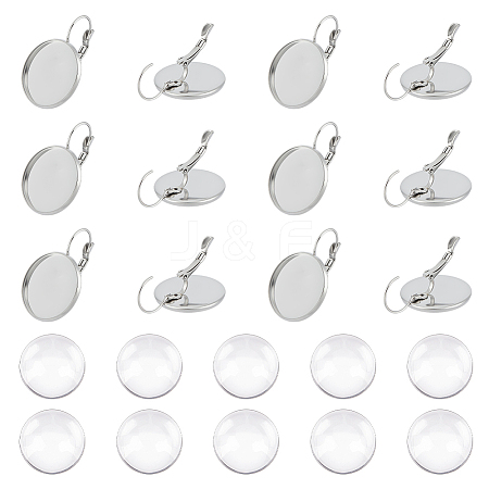 Unicraftale 20Pcs 304 Stainless Steel Leverback Earring Findings DIY-UN0055-88-1