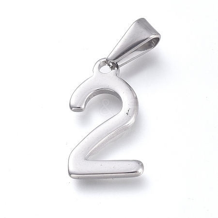Non-Tarnish 304 Stainless Steel Pendants STAS-L210-05C-P-1